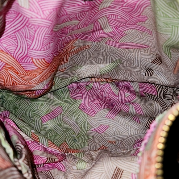 The Sak leather colorblock crossbody purse - Picture 7 of 10